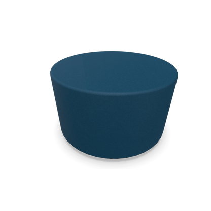 Narbutas Giro Hocker 600mm rund - 350mm hoch - Stoffbezug Blau - 6019935