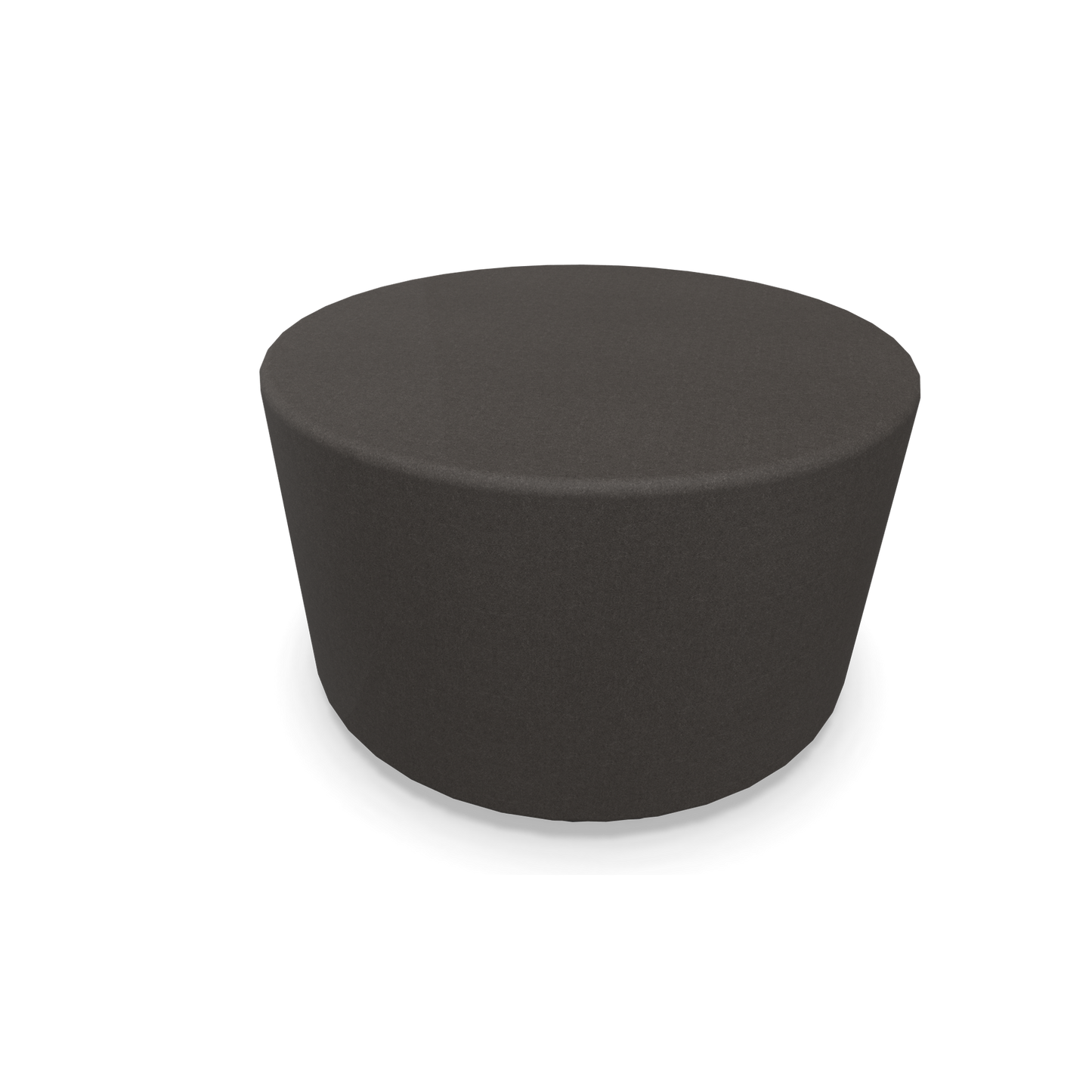 Narbutas Giro Hocker 600mm rund - 350mm hoch - Stoffbezug Braun melange - 6019936