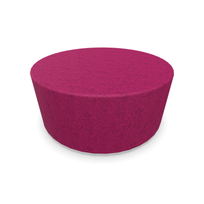 Narbutas Giro Hocker 800mm rund - 350mm hoch - Stoffbezug Brombeere melange - 6019940