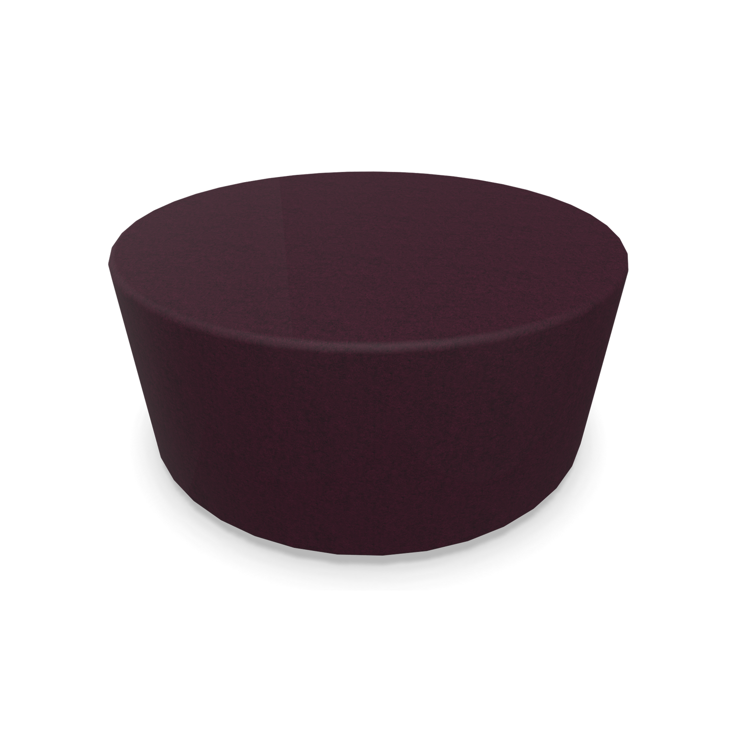 Narbutas Giro Hocker 800mm rund - 350mm hoch - Stoffbezug Bordeaux - Rot melange - 6019948