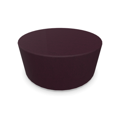 Narbutas Giro Hocker 800mm rund - 350mm hoch - Stoffbezug Bordeaux - Rot melange - 6019948
