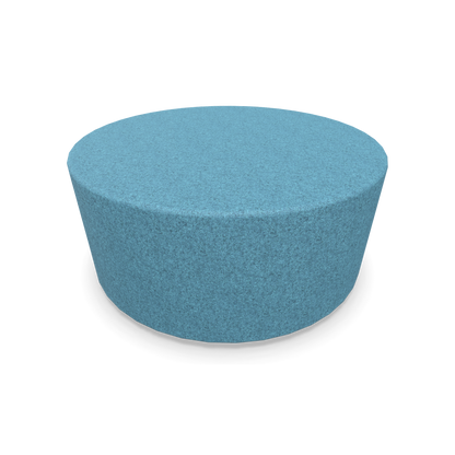 Narbutas Giro Hocker 800mm rund - 350mm hoch - Stoffbezug Hellblau melange - 6019950
