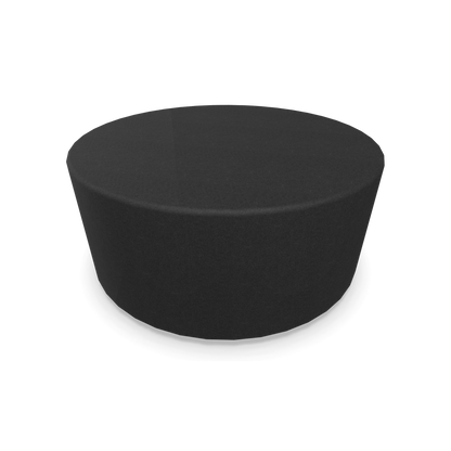 Narbutas Giro Hocker 800mm rund - 350mm hoch - Stoffbezug Schwarz - 6019951