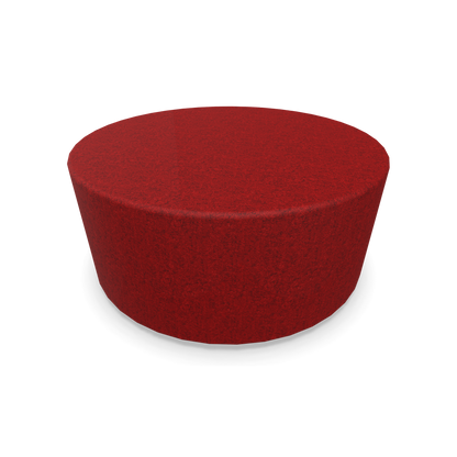 Narbutas Giro Hocker 800mm rund - 350mm hoch - Stoffbezug Rot melange - 6019955