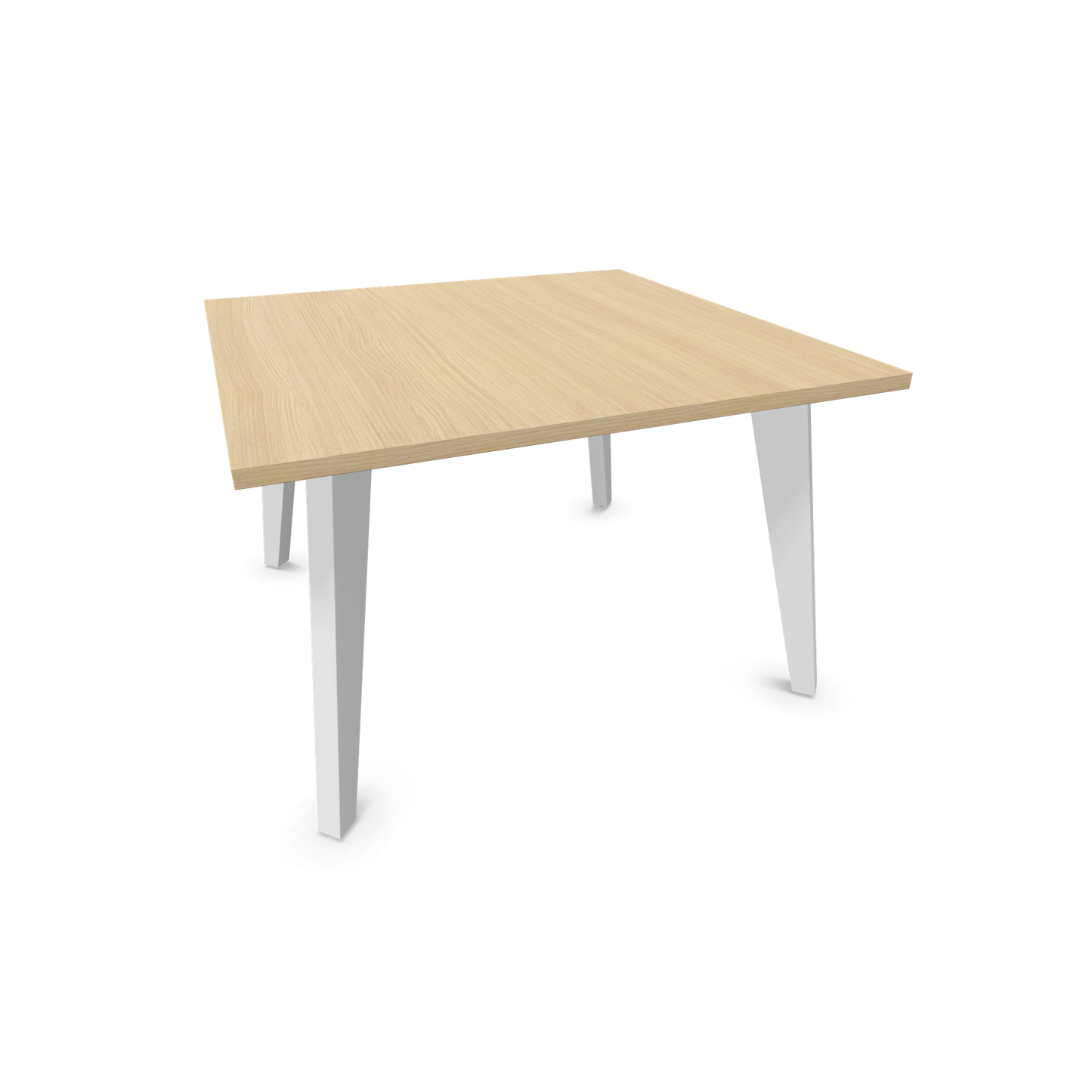 Narbutas Amber Lounge Table - Gestell Weiss - Quadratisch - Eichendekor gebleicht - 6019959