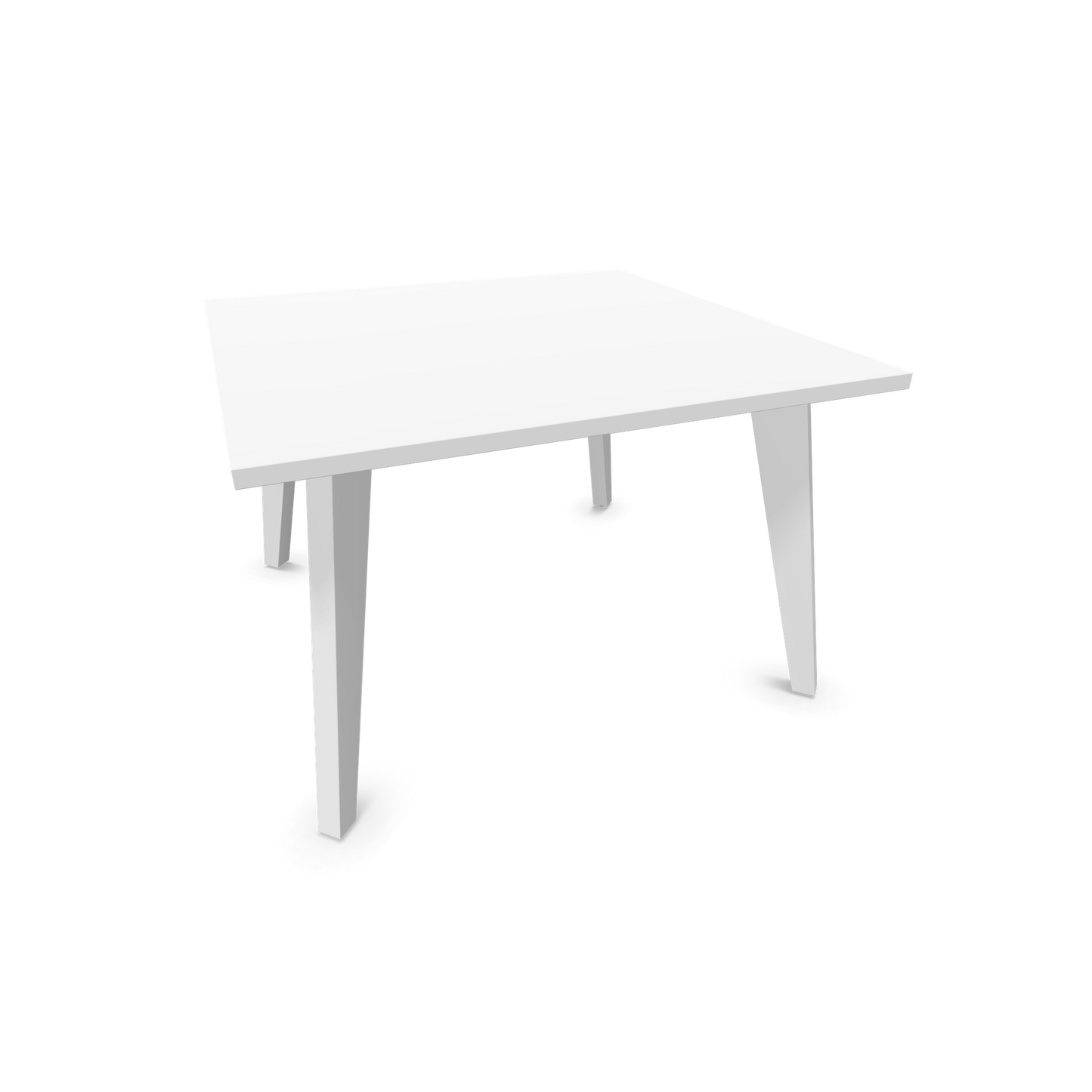 Narbutas Amber Lounge Table - Gestell Weiss - Quadratisch - Weiss - 6019964