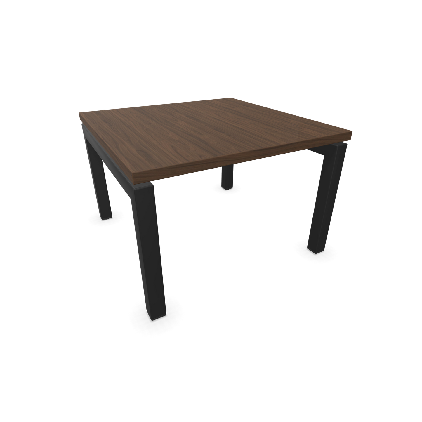 Narbutas Nova Couchtisch mit Gestell Schwarz - Tischplatte Nussbaumdekor dunkel - 6019979
