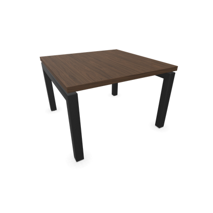 Narbutas Nova Couchtisch mit Gestell Schwarz - Tischplatte Nussbaumdekor dunkel - 6019979