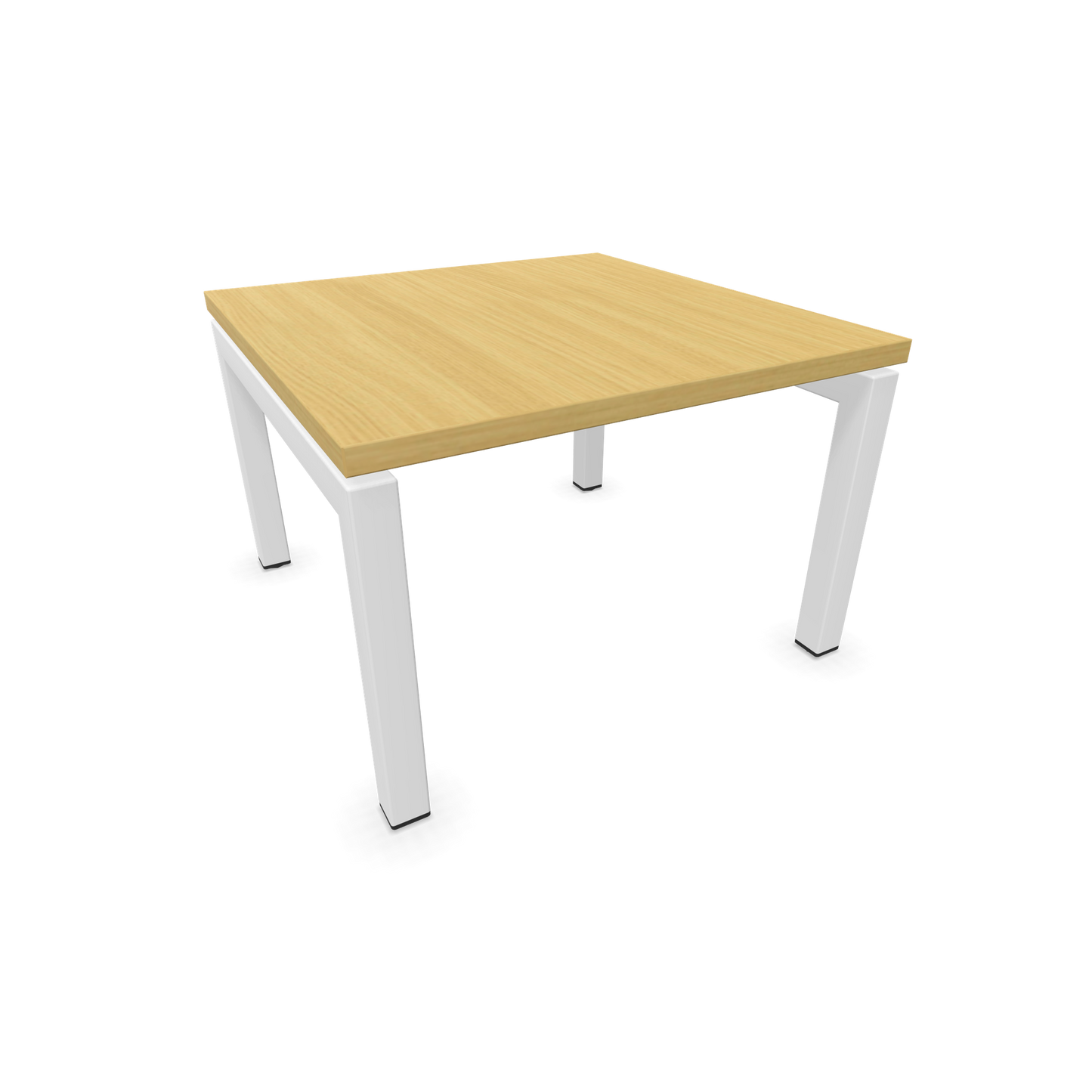 Narbutas Nova Couchtisch mit Gestell Weiss - Tischplatte Eiche Funier - 6019988