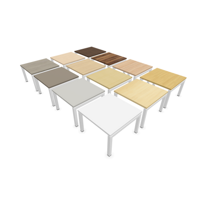 Narbutas Nova Couchtisch mit Gestell Weiss - mit Tischplatten Varianten - 6019996