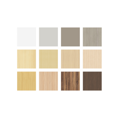 Narbutas Nova Couchtisch mit Gestell Weiss - mit Tischplatten Varianten von oben - 6019996