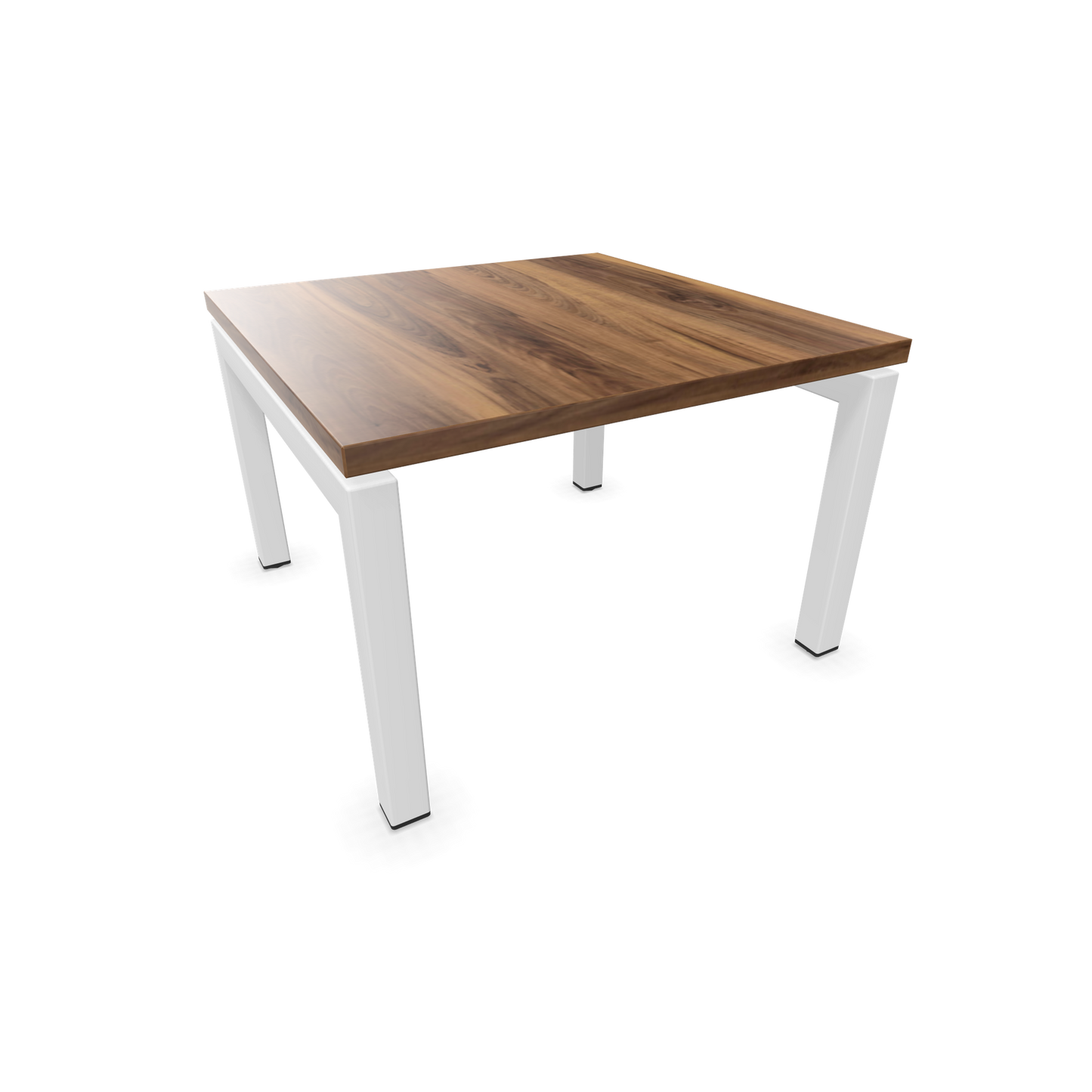 Narbutas Nova Couchtisch mit Gestell Weiss - Tischplatte Walnuss Furnier - 6019999