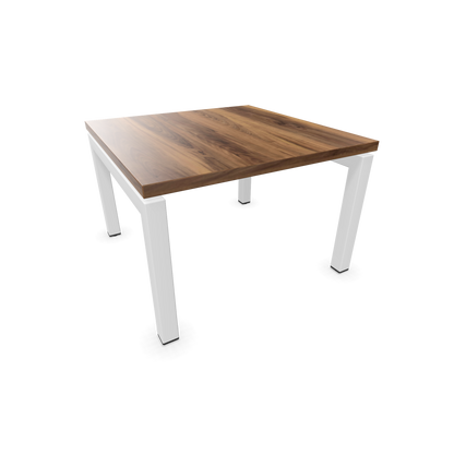 Narbutas Nova Couchtisch mit Gestell Weiss - Tischplatte Walnuss Furnier - 6019999