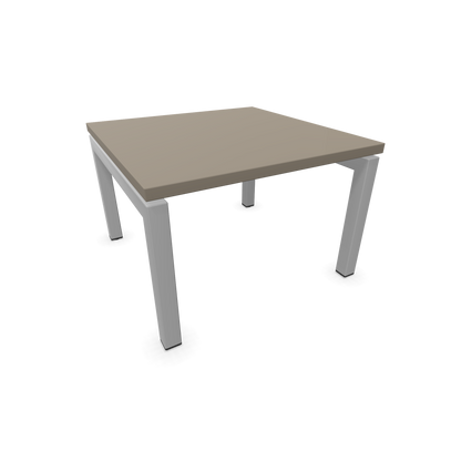 Narbutas Nova Couchtisch mit Gestell Silbergrau - Tischplatte Cubanitgrau - 6020010