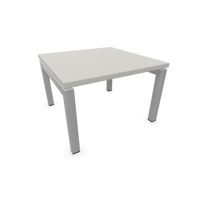 Narbutas Nova Couchtisch mit Gestell Silbergrau - Tischplatte Perlgrau - 6020011