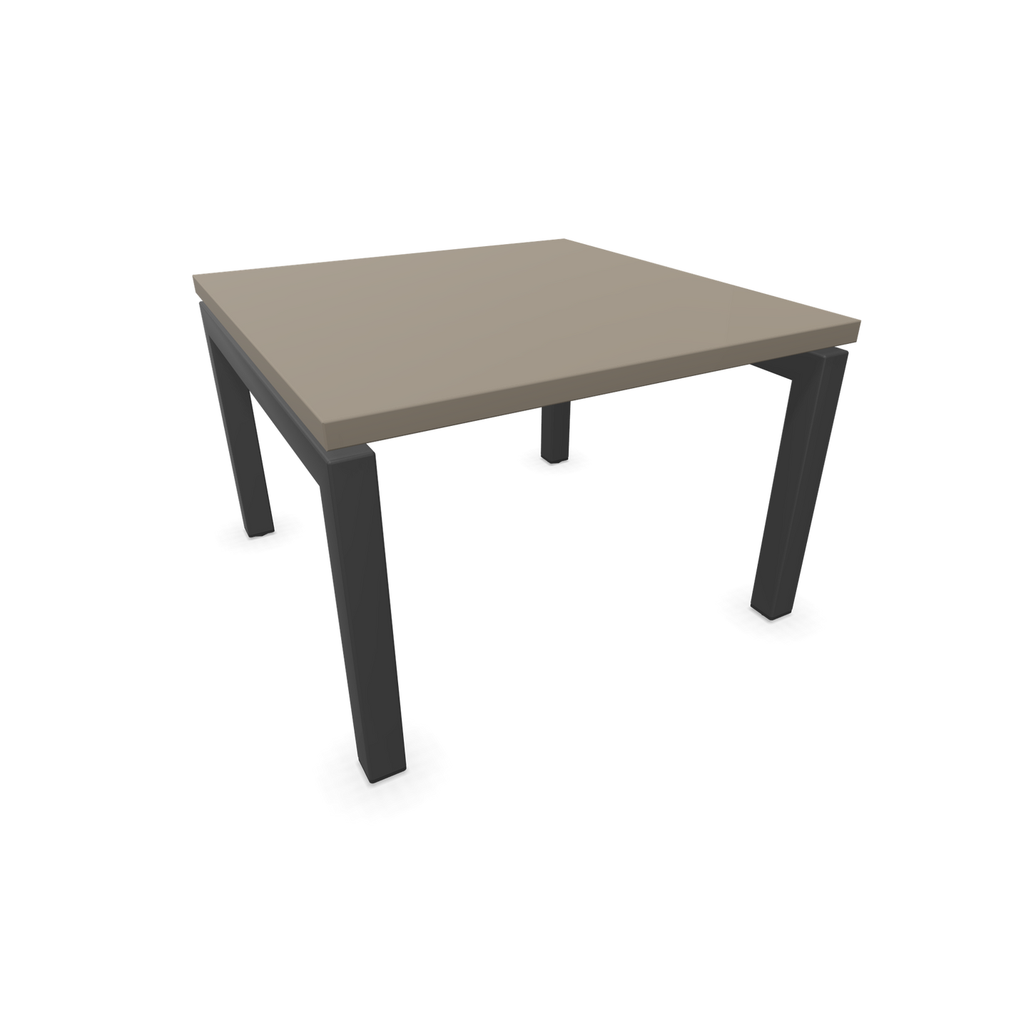 Narbutas Nova Couchtisch mit Gestell Dunkelgrau - Tischplatte Cubanitgrau - 6020023