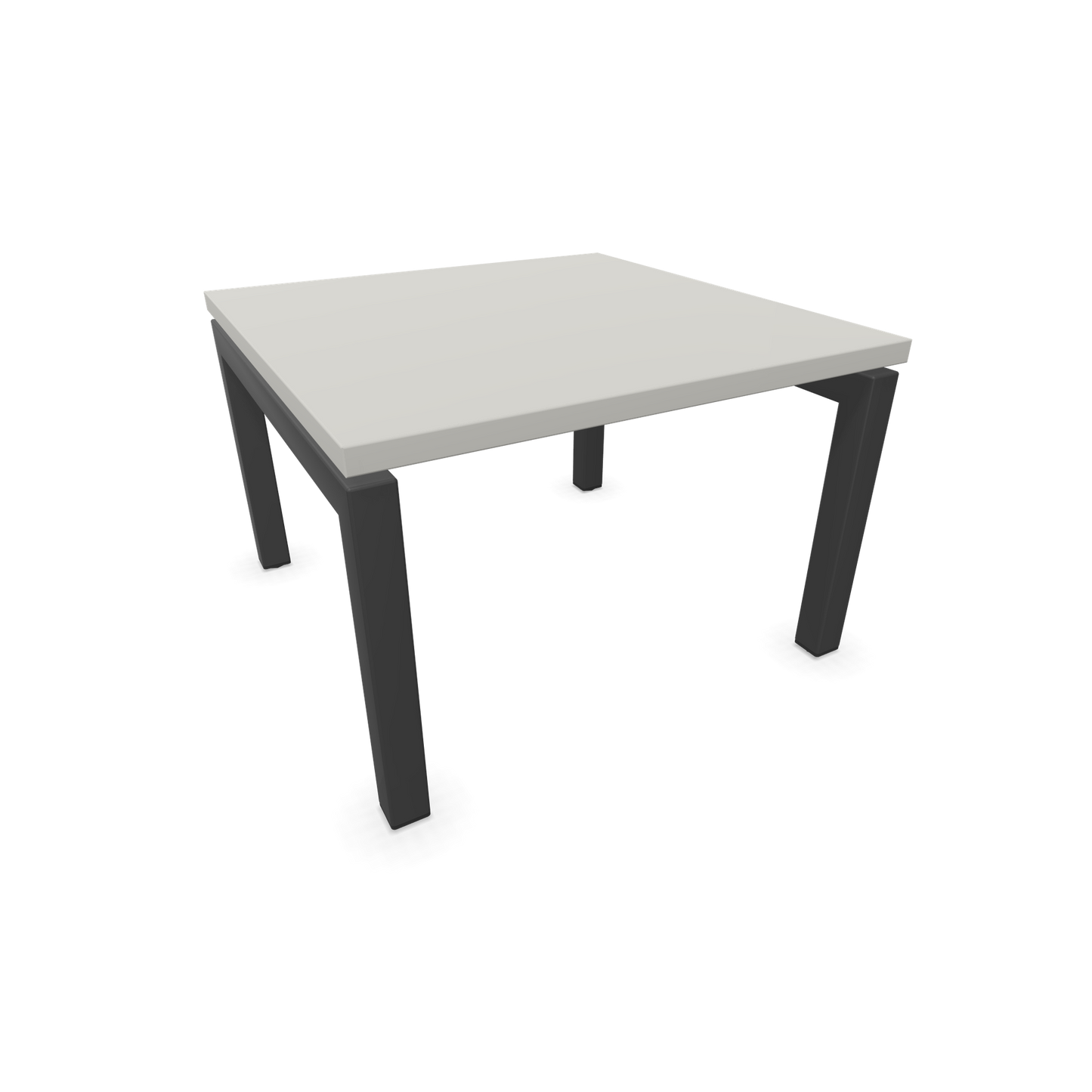 Narbutas Nova Couchtisch mit Gestell Dunkelgrau - Tischplatte Perlgrau - 6020024