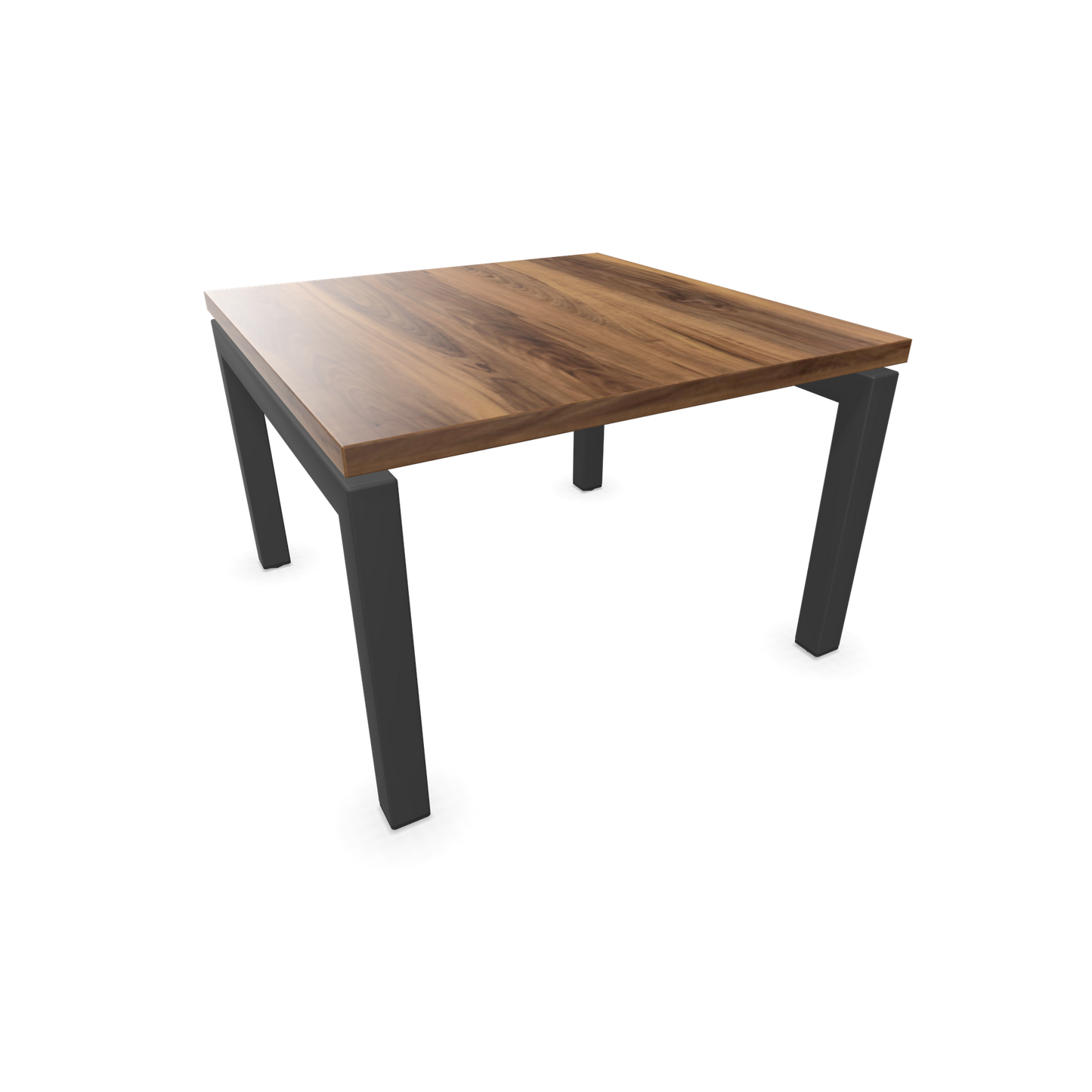 Narbutas Nova Couchtisch mit Gestell Dunkelgrau - Tischplatte Nussbaum Furnier - 6020021