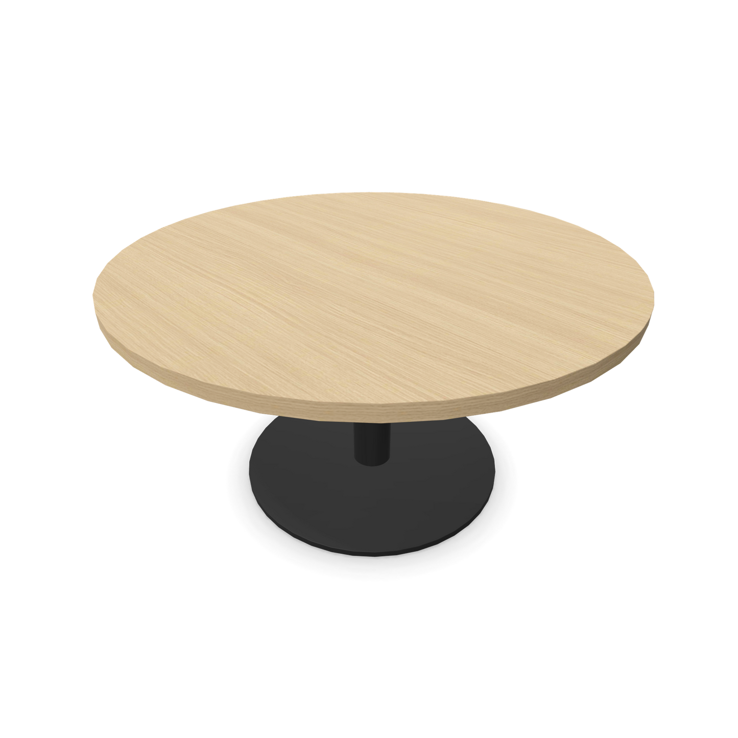 Forum Kaffetisch mit Gestell Schwarz und Tischplatte in Eichendekor gebleicht - 6020079