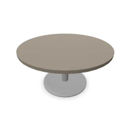 Forum Kaffetisch mit Gestell Silbergrau und Tischplatte in Cubanitgrau - 6020110