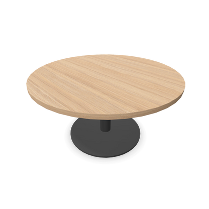 Forum Kaffetisch mit Gestell Dunkelgrau und Tischplatte in Bernsteineichendekor mit Struktur - 6020116