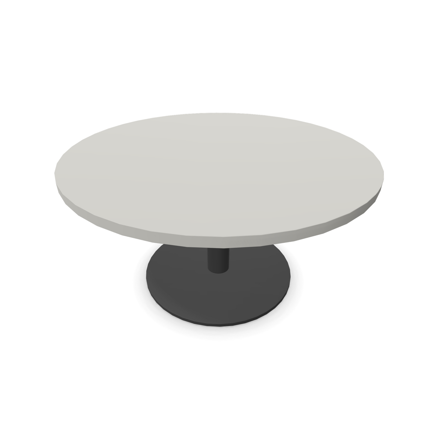 Forum Kaffetisch mit Gestell Dunkelgrau und Tischplatte in Perlgrau - 6020123