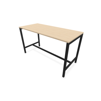 Narbutas Nova Hochtisch 900mm hoch - 1600x700mm - Gestell Schwarz - Tischplatte Eschendekor sandbeige - 6020256