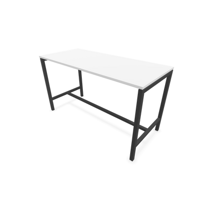 Narbutas Nova Hochtisch 900mm hoch - 1600x700mm - Gestell Dunkelgrau - Tischplatte Weiss - 6020286