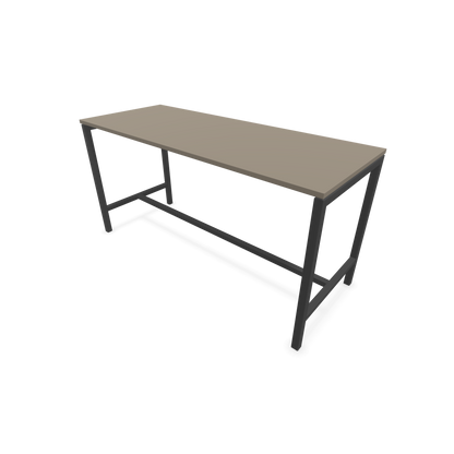Narbutas Nova Hochtisch 900mm hoch - 1800x700mm - Gestell Dunkelgrau - Tischplatte Cubanitgrau - 6020324