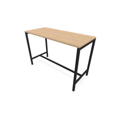 Narbutas Nova Hochtisch 1050mm hoch - 1600x700mm - Gestell Schwarz - Tischplatte Bernsteineichendekor - 6020327