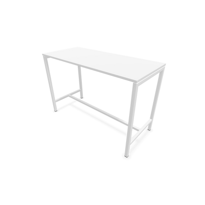 Narbutas Nova Hochtisch 1050mm hoch - 1600x700mm - Gestell Weiss - Tischplatte Weiss - 6020340