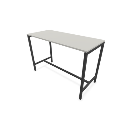 Narbutas Nova Hochtisch 1050mm hoch - 1600x700mm - Gestell Dunkelgrau - Tischplatte Perlgrau - 6020361