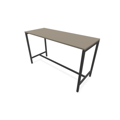 Narbutas Nova Hochtisch 1050mm hoch - 1800x700mm - Gestell Dunkelgrau - Tischplatte Cubanitgrau - 6020396