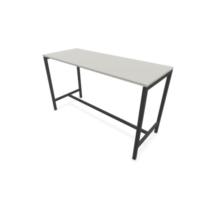 Narbutas Nova Hochtisch 1050mm hoch - 1800x700mm - Gestell Dunkelgrau - Tischplatte Perlgrau - 6020397