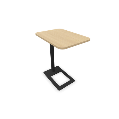 Narbutas MOBI Loungetisch Gestell Schwarz - Tischplatte Eichendekor gebleicht - 6020398