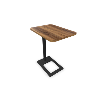 Narbutas MOBI Loungetisch Gestell Schwarz - Tischplatte Walnuss Furnier - 6020408