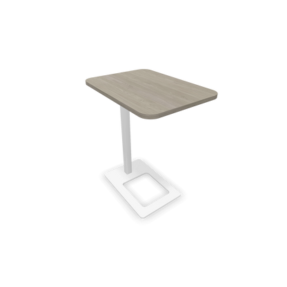 Narbutas MOBI Loungetisch Gestell Weiss - Tischplatte Holzdekor grau - 6020415