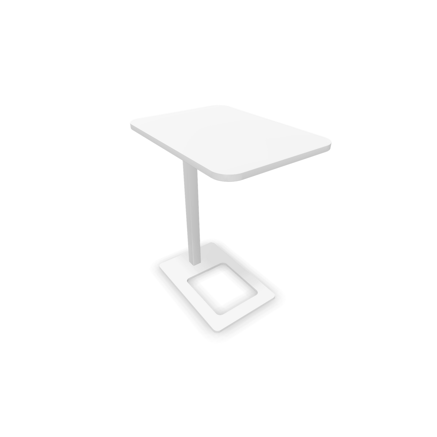 Narbutas MOBI Loungetisch Gestell Weiss - Tischplatte Weiss - 6020417