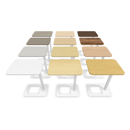 Narbutas MOBI Loungetisch Gestell Weiss - 12 Tischplatten - 6020419