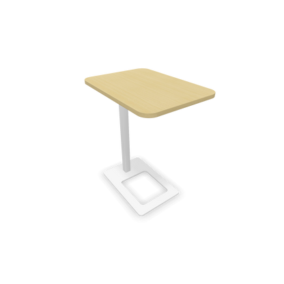 Narbutas MOBI Loungetisch Gestell Weiss - Tischplatte Eschen Furnier - 6020421