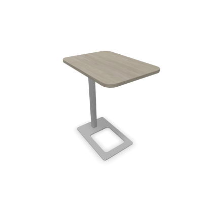 Narbutas MOBI Loungetisch Gestell Silbergrau - Tischplatte Holzdekor grau - 6020427