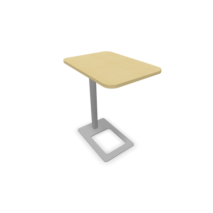 Narbutas MOBI Loungetisch Gestell Silbergrau - Tischplatte Eschen Furnier - 6020433