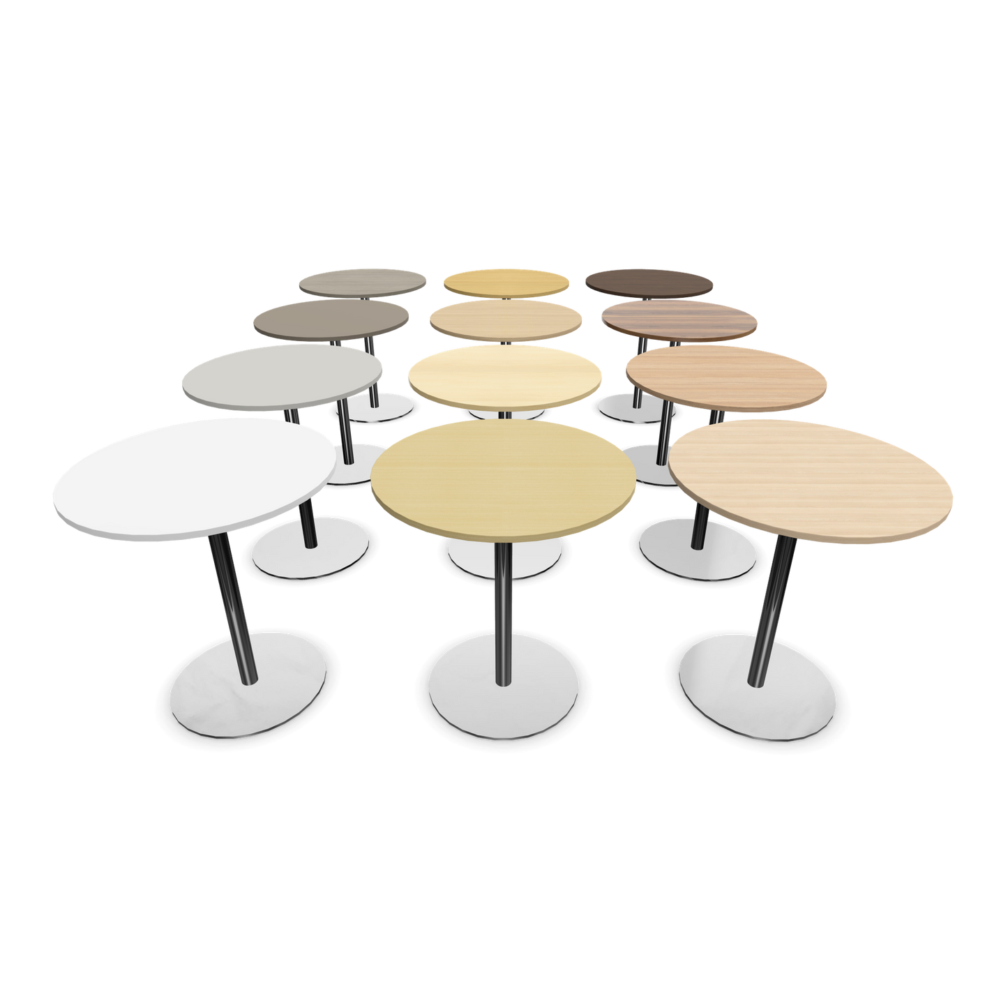 Narbutas Sito Kaffetisch rund 700mm mit verschiendenen Tischplatten - 6020459