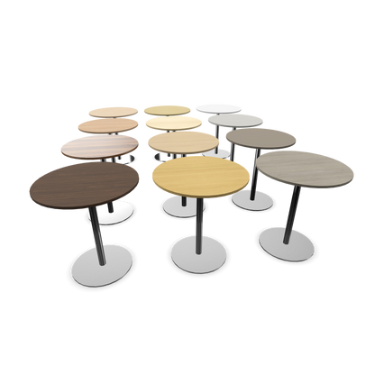 Narbutas Sito Kaffetisch rund 700mm mit verschiendenen Tischplatten gedreht - 6020459