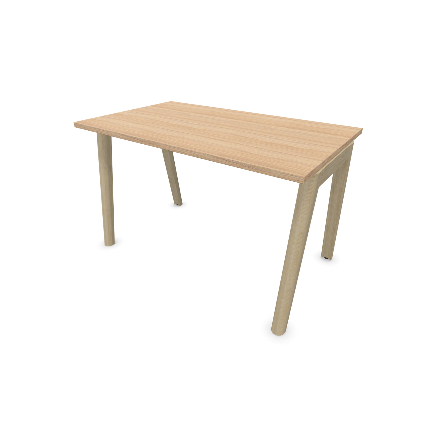Narbutas Nova Wood Schreibtisch Gestell Esche Natur - 1200x700mm - Tischplatte Bernsteineichendekor - 6020607