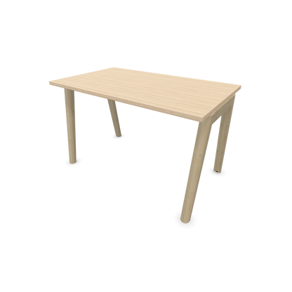Narbutas Nova Wood Schreibtisch Gestell Esche Natur - 1200x700mm - Tischplatte Eschendekor sandbeige - 6020608