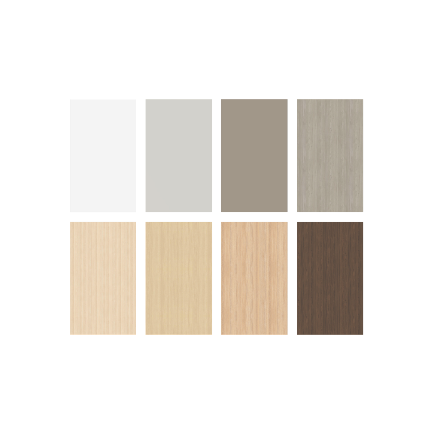 Narbutas Nova Wood Schreibtisch Gestell Esche Schwarz - 1200x700mm - nur Tischplatte mit Varianten - 6020615