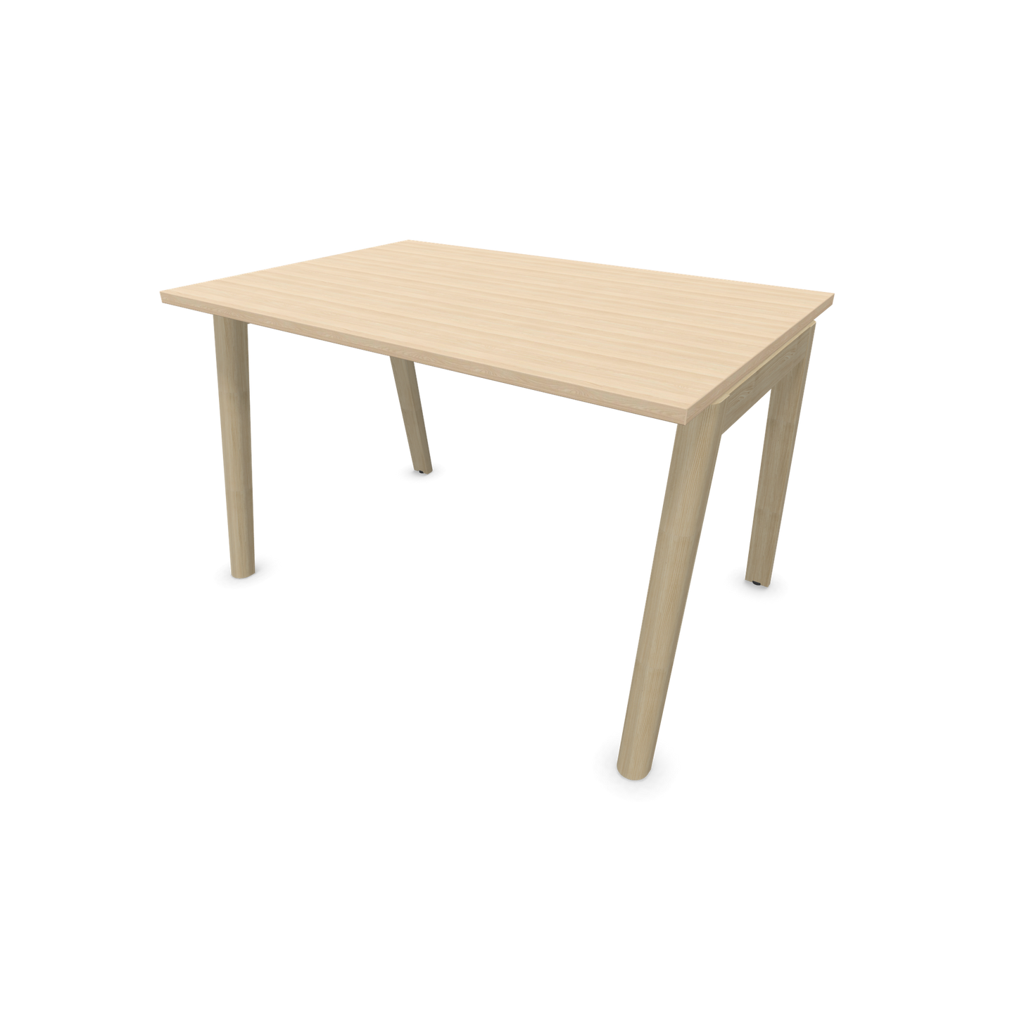 Narbutas Nova Wood Schreibtisch Gestell Esche Natur - 1200x800mm - Tischplatte Eschendekor sandbeige - 6020626