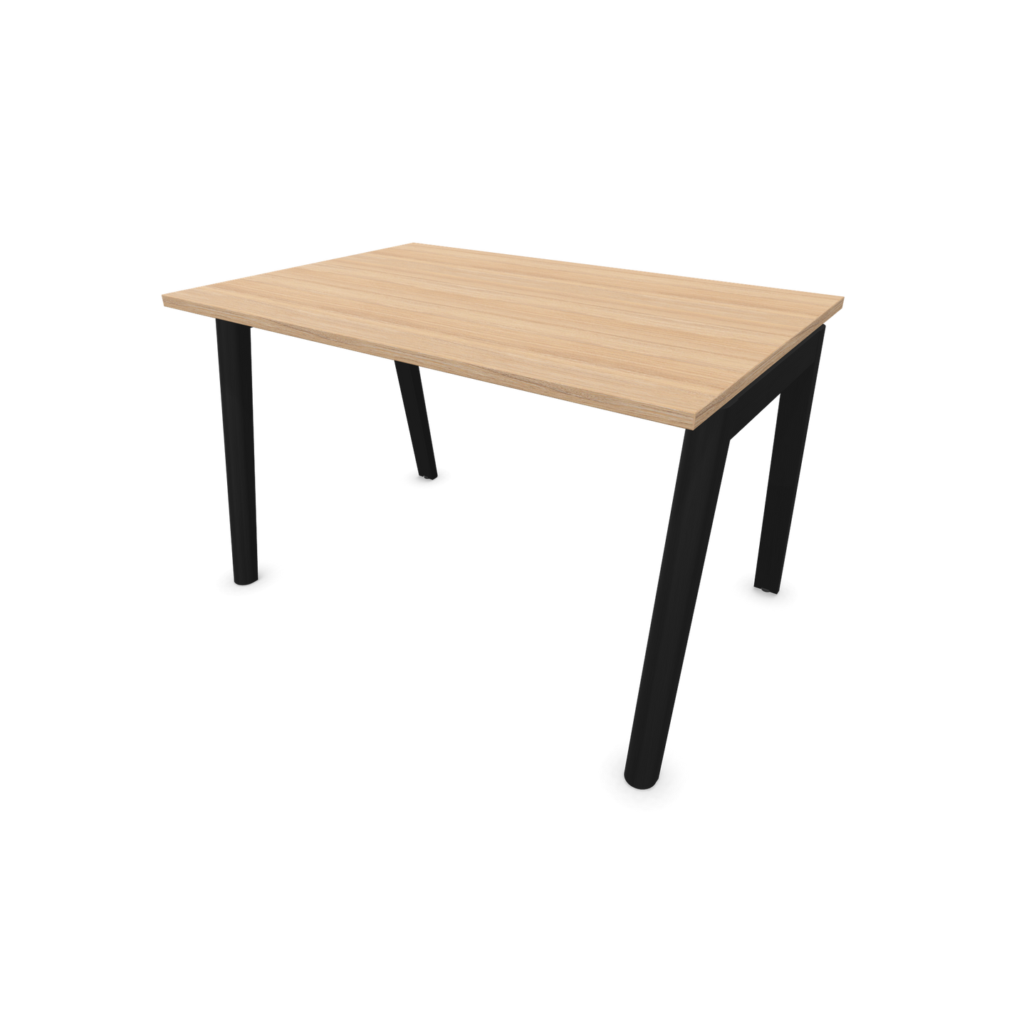 Narbutas Nova Wood Schreibtisch Gestell Esche Schwarz - 1200x800mm - Tischplatte Bernsteineichendekor - 6020634