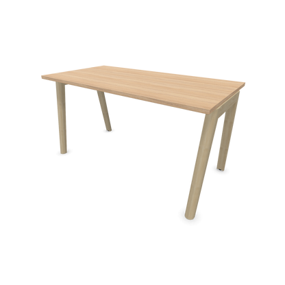 Narbutas Nova Wood Schreibtisch Gestell Esche Natur - 1400x700mm - Tischplatte Bernsteineichendekor - 6020643